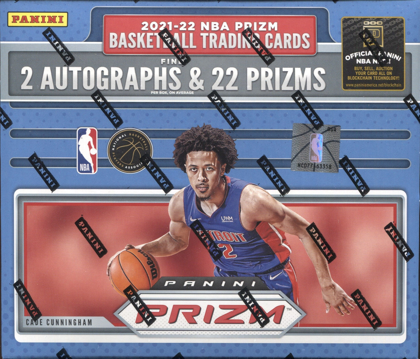 2021-22 Panini Prizm Basketball Hobby, 12 Box Case