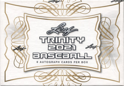 *LAST BOX* 2021 Leaf Trinity Baseball Hobby, Box