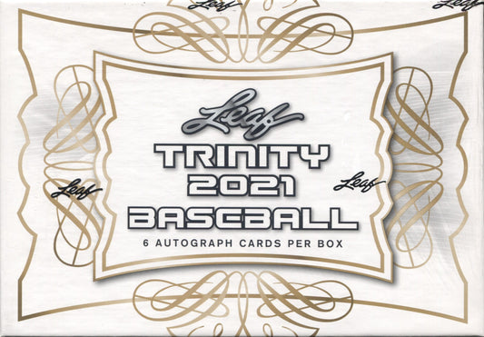 *LAST BOX* 2021 Leaf Trinity Baseball Hobby, Box