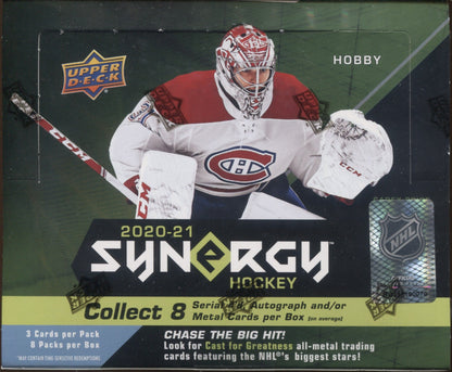 *LAST BOX* 2020-21 Upper Deck Synergy Hockey Hobby, Box