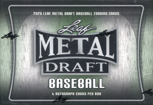 *LAST BOX* 2020 Leaf Metal Draft Baseball Hobby, Box