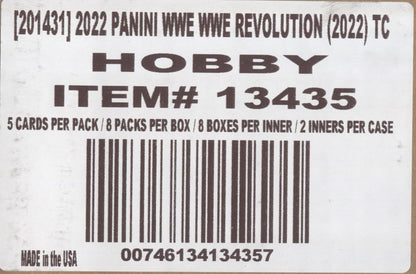 2022 Panini Revolution WWE Hobby, 16 Box Master Case