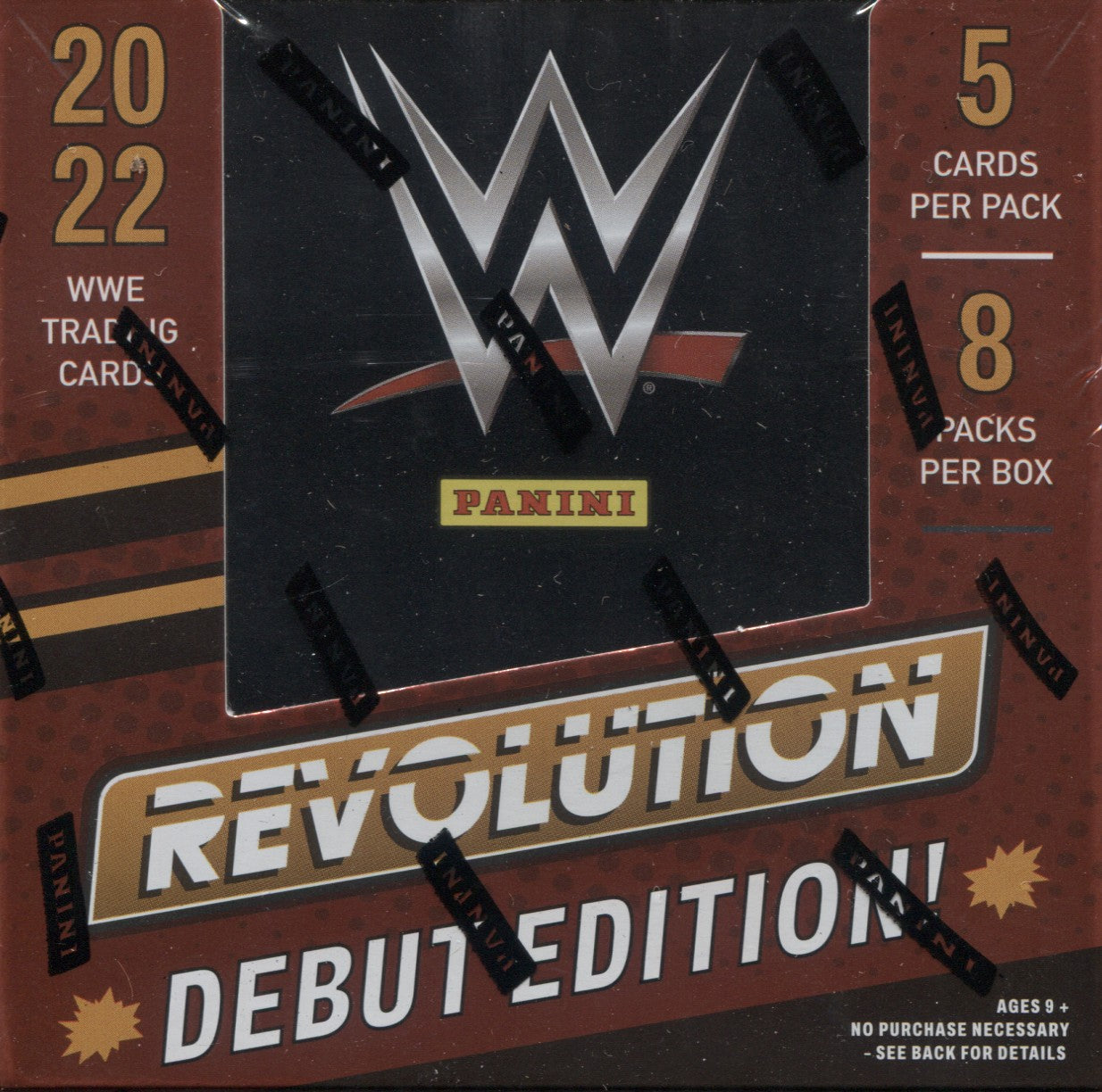 2022 Panini Revolution WWE Hobby, 8 Box Inner Case