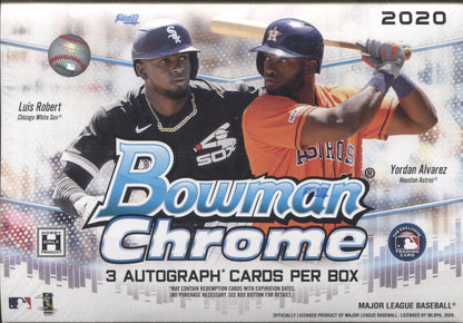 2020 Bowman Chrome HTA Choice Baseball, 12 Box Case