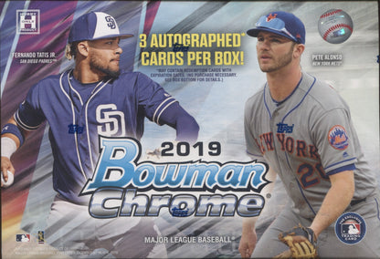 2019 Bowman Chrome HTA Choice Baseball, 12 Box Case