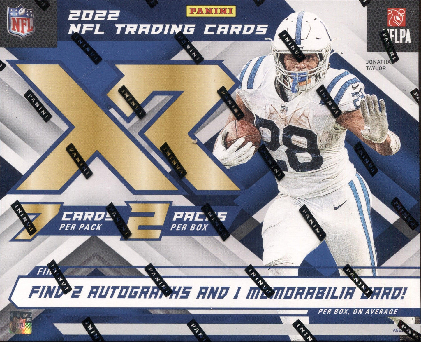 2022 Panini XR Football Hobby, 14 Box Case