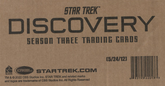 *LAST CASE* 2022 Rittenhouse Star Trek Discovery Season 3 Hobby, 12 Box Case