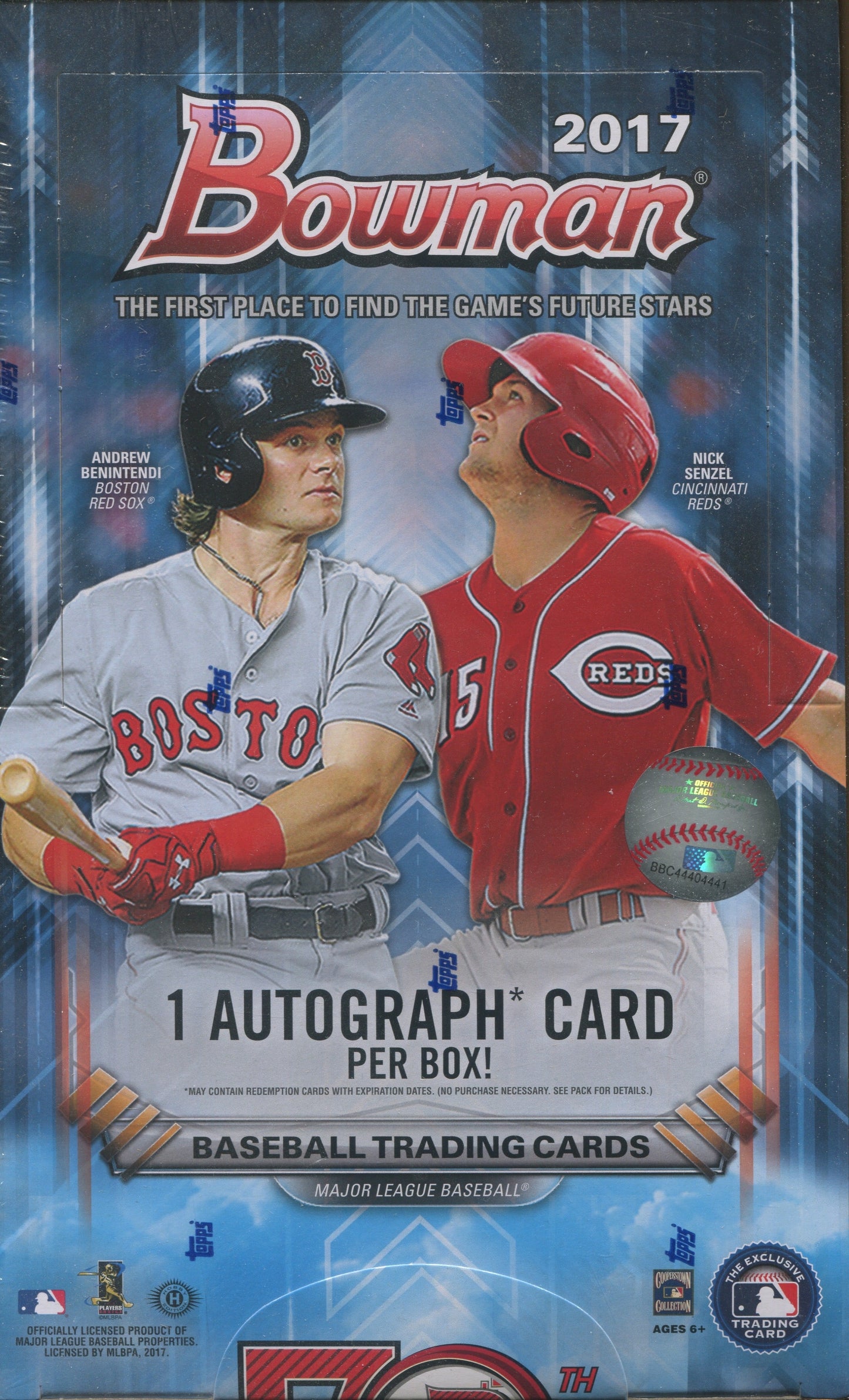 2017 Bowman Baseball Hobby, Box