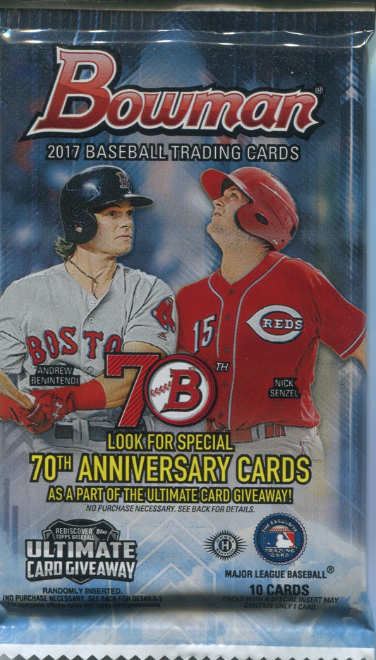 2017 Bowman Baseball Hobby, Pack