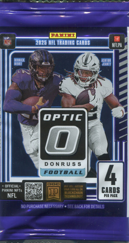 2025 Panini Donruss Optic Football Retail, Pack